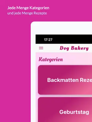 Dog Bakery - Hundekeks Rezepte android App screenshot 0